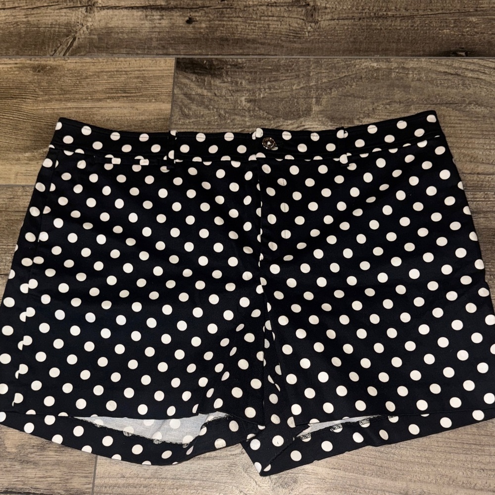 Lauren Ralph Lauren Black and White Polka Dot Skort